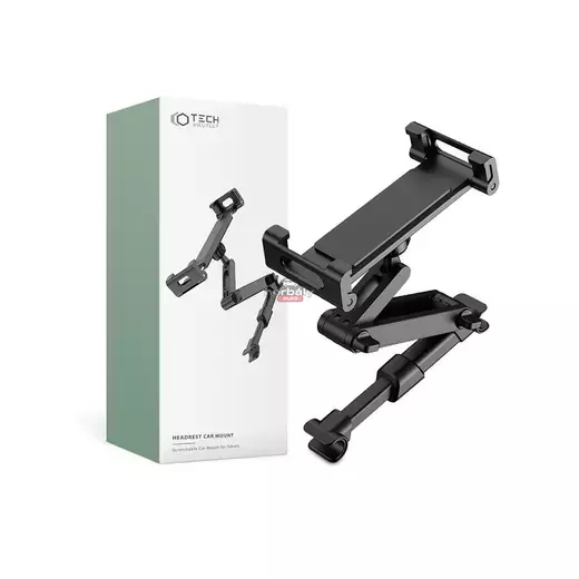 Tech-Protect univerzális fejtámlára szerelhető telefon/tablet autós tartó - Tech-Protect Headrest Car Mount - fekete