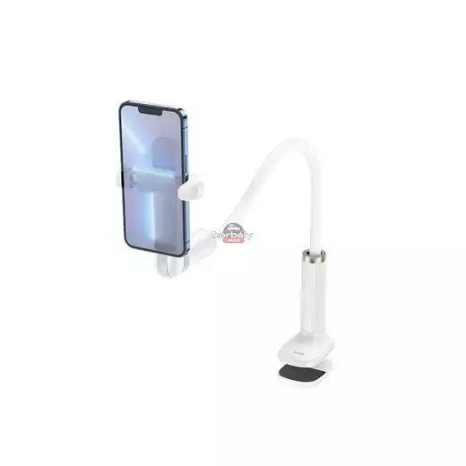 HOCO univerzális asztali telefontartó 4,5-7 méretű készülékhez - HOCO HD4 Lazy Stand - fehér