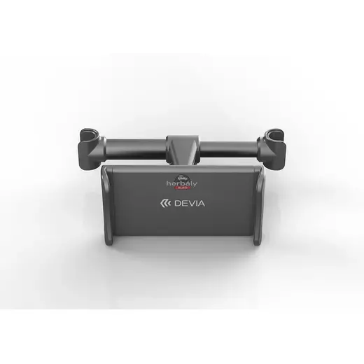 Devia univerzális fejtámlára szerelhető telefon/tablet autós tartó 5 - 12 '' méretű készülékekhez - Devia Magic Clip Car Back Seat Tablet Bracke - fekete