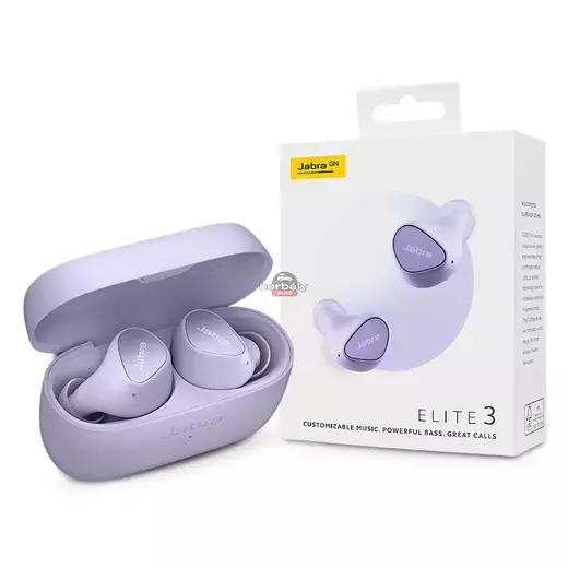 Jabra TWS Bluetooth sztereó headset v5.2 + töltőtok - Jabra Elite 3 True Wireless Earphones with Charging Case - lila
