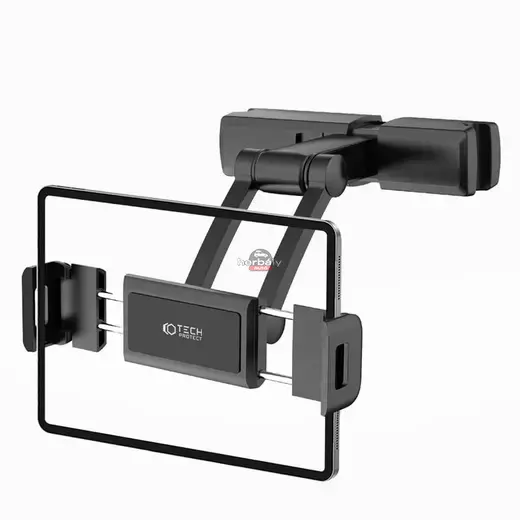 Tech-Protect univerzális fejtámlára szerelhető telefon/tablet autós tartó - Tech-Protect V2 Headrest Car Mount - fekete