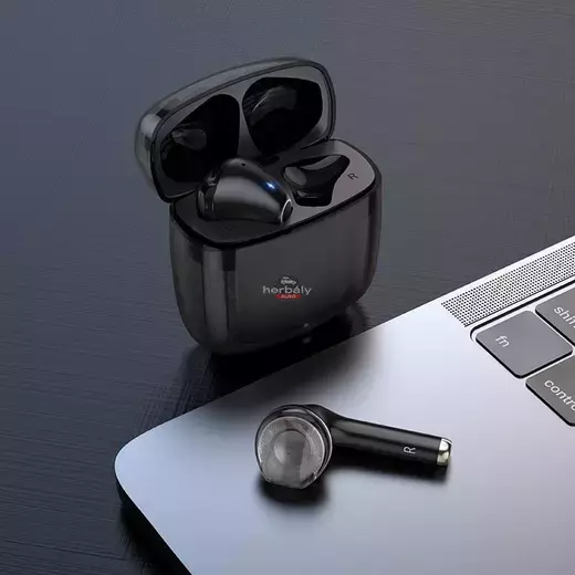 HOCO TWS Bluetooth sztereó headset v5.1 + töltőtok - HOCO EW15 True Wireless Earphones with Charging Case - fekete