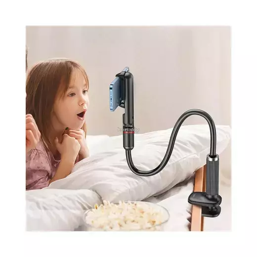 HOCO univerzális asztali telefontartó 4,5-7 méretű készülékhez - HOCO HD4 Lazy Stand - fekete