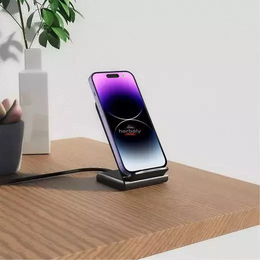 Tech-Protect Qi univerzális vezeték nélküli töltő állomás - 15W - Tech-Protect S2 Wireless Charger for Phone - fekete