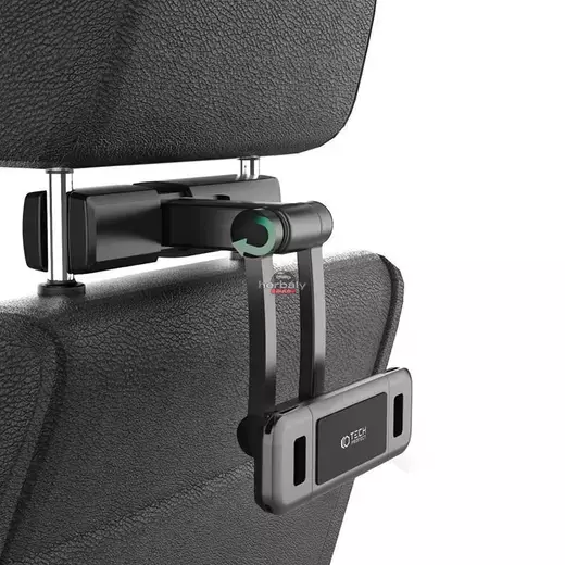 Tech-Protect univerzális fejtámlára szerelhető telefon/tablet autós tartó - Tech-Protect V2 Headrest Car Mount - fekete