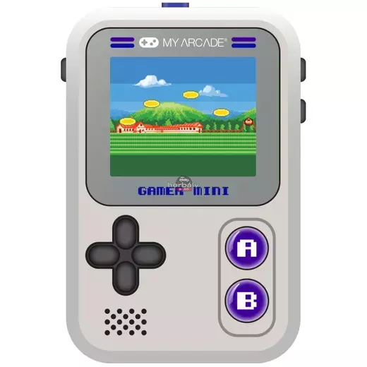 My Arcade DGUN-3924 Gamer Mini Classic 160in1 Szürke & Lila Hordozható Kézikonzol