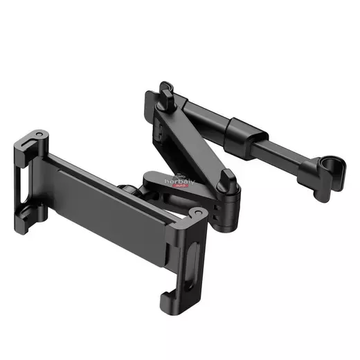 Tech-Protect univerzális fejtámlára szerelhető telefon/tablet autós tartó - Tech-Protect Headrest Car Mount - fekete