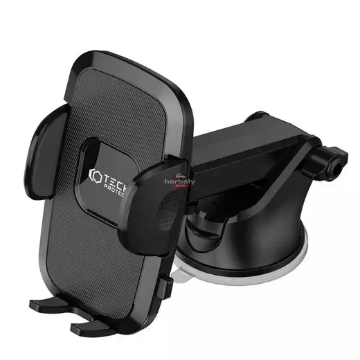 Univerzális műszerfalra/szélvédőre helyezhető PDA/GSM autós tartó - Tech-ProtectUniversal Windshield Dashboard Car Mount V3W-D/B - fekete