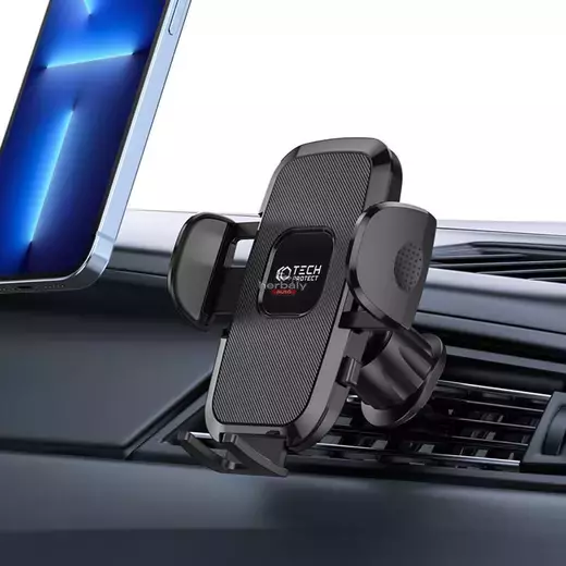 Univerzális szellőzőrácsba illeszthető autós tartó - Tech-Protect V3 Universal Air Vent Car Mount - fekete