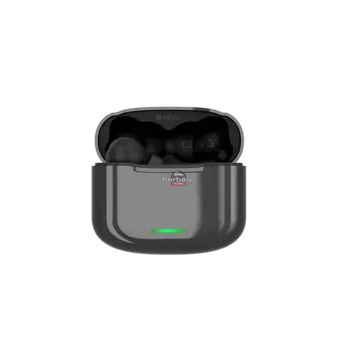 Devia TWS Bluetooth sztereó headset v5.1 + töltőtok - Devia ANC-E1 Star Series True Wireless Earphones with Charging Case - fekete