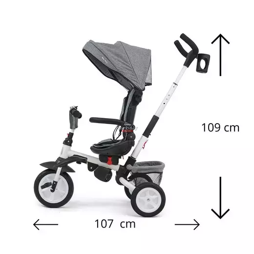 Gyerek tricikli 6az1-ben Milly Mally Stanley grey