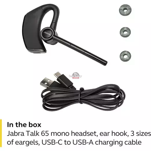 Jabra Talk 65 Bluetooth headset v5.1 zajszűrős mikrofonnal - fekete