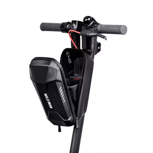 Wildman univerzális elektromos rollerre/rollerre szerelhető, vízálló, kemény táska - Wildman CBC-3L Scooter Bag - fekete - ECO csomagolás