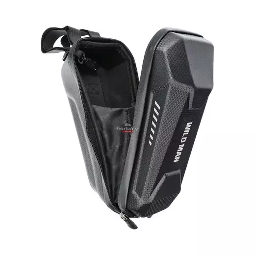 Wildman univerzális elektromos rollerre/rollerre szerelhető, vízálló, kemény táska - Wildman CBC-3L Scooter Bag - fekete - ECO csomagolás