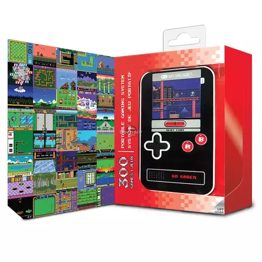 My Arcade DGUN-3909 Go Gamer Classic 300in1 Fekete & Piros Hordozható Kézikonzol