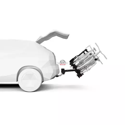 Thule EasyFold 3 9451 3-as E-bike ready kerékpártartó vonóhorogra, fekete Thule EasyFold 3 9451 3-as E-bike ready kerékpártartó vonóhorogra, fekete