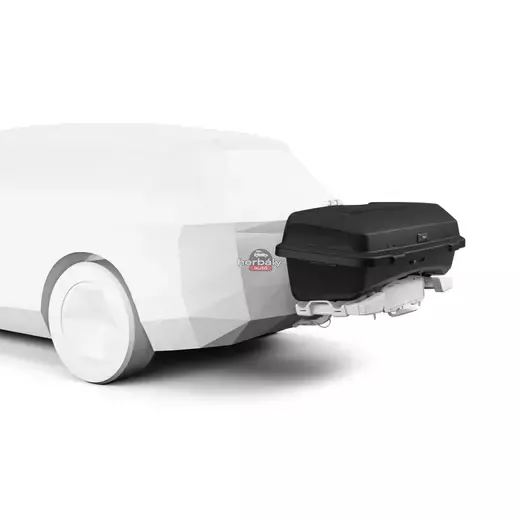 Thule Santu 909400 csomagtartó box vonóhorogra, fekete Thule Santu 909400 csomagtartó box vonóhorogra, fekete