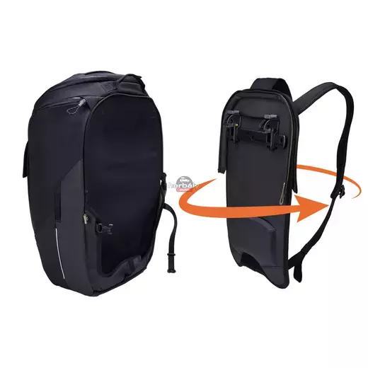 Kerékpártáska és hátizsák 3205091 Paramount Pannier 26L, fekete