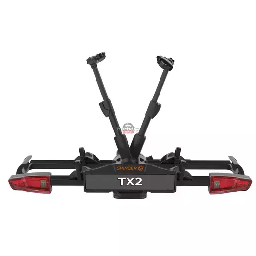 Spinder TX2 LED S30011 E-bike kerékpárszállító vonóhorogra, fekete