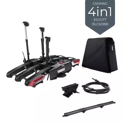 Thule Epos 979100, 3-as e-bike kerékpártartó vonóhorogra 4az1-ben