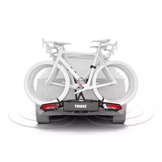 Thule Epos ParkSecure 3 (9803100) összecsukható e-bike kerékpártartó vonóhorogra, fekete