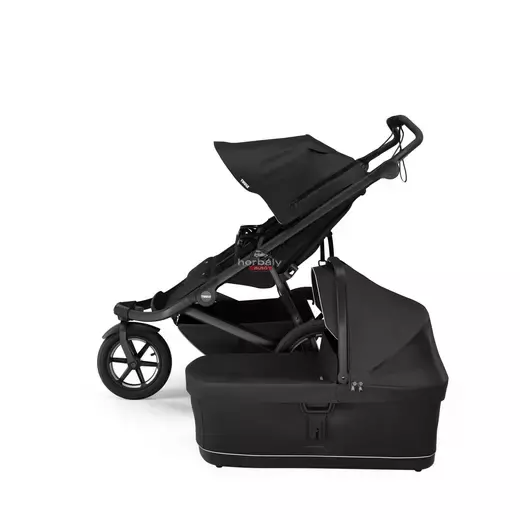 Thule Urban Glide 3 babakocsi+mózeskosár 2az1-ben, black