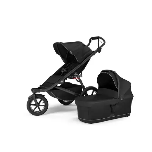 Thule Urban Glide 3 babakocsi+mózeskosár 2az1-ben, black