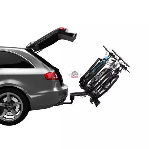 Thule Velocompact 926 3-as kerékpártartó vonóhorogra + adapter 4. kerékpárhoz