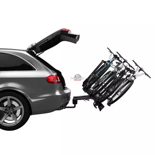 Thule Velocompact 926 3-as kerékpártartó vonóhorogra + adapter 4. kerékpárhoz