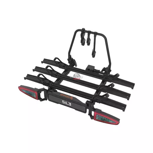 Spinder SL3 LED S30002 kerékpártartó vonóhorogra, black