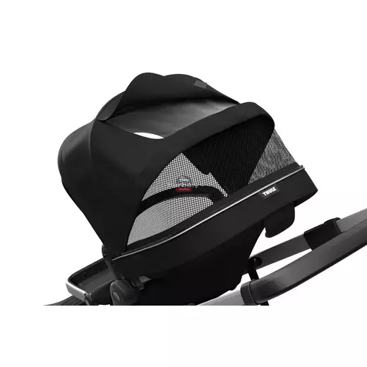 Thule Sleek mózeskosárral 11000007 babakocsi Fekete