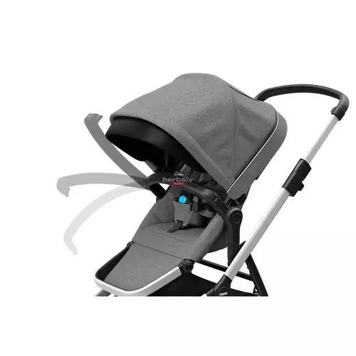 Thule Sleek mózeskosárral 11000006 babakocsi Világos szürke
