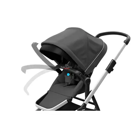 Thule Sleek mózeskosárral 11000008 babakocsi Sötét szürke Thule Sleek mózeskosárral 11000008 babakocsi Sötét szürke