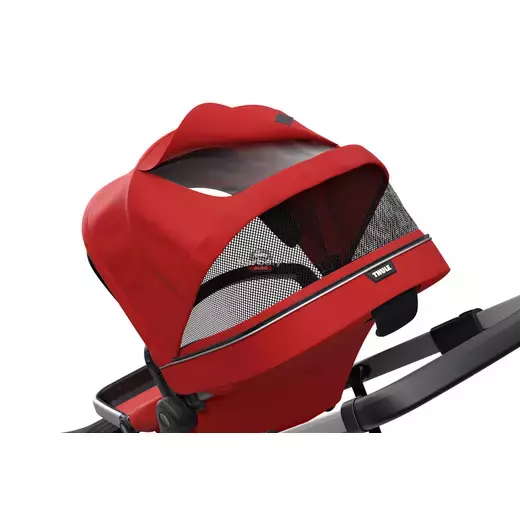 Thule Sleek mózeskosárral 11000009 babakocsi Piros