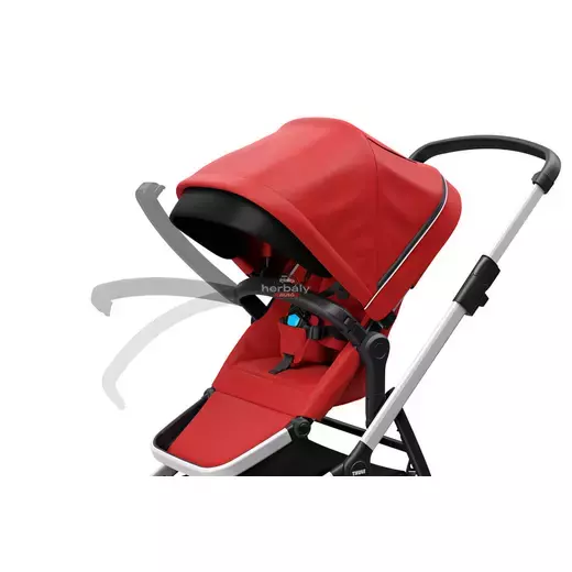 Thule Sleek mózeskosárral 11000009 babakocsi Piros