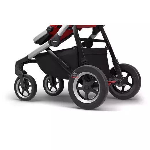 Thule Sleek mózeskosárral 11000009 babakocsi Piros
