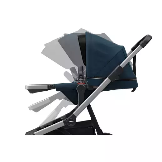 Thule Sleek mózeskosárral 11000010 babakocsi Kék