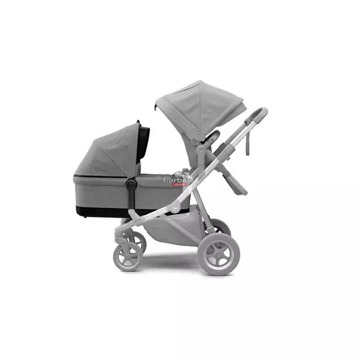 Thule Sleek mózeskosárral 11000006 babakocsi Világos szürke Thule Sleek mózeskosárral 11000006 babakocsi Világos szürke