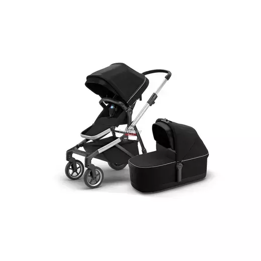 Thule Sleek mózeskosárral 11000007 babakocsi Fekete