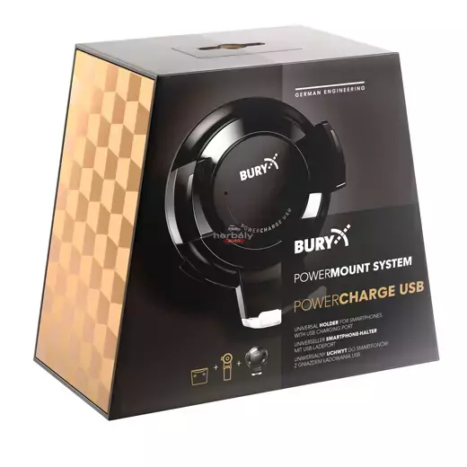 Bury PowerCharge USB konzol, vezetékes töltéssel Bury PowerCharge USB konzol, vezetékes töltéssel