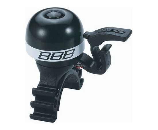 BBB MiniFit BBB-16 kerékpáros csengő, fekete/fehér