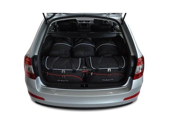 Kjust utazótáska szett Skoda Octavia Kombi 2013-2020, 5 darab táskával (7037017)
