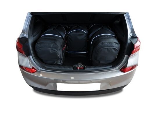 Kjust utazótáska szett Hyundai I30 Hatchback 2017+, 4 darab táskával (7018024)