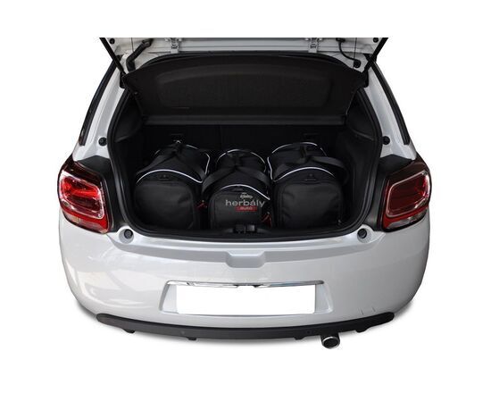 Kjust utazótáska szett Citroen Ds3 Hatchback 2009-2016, 3 darab táskával (7010010)