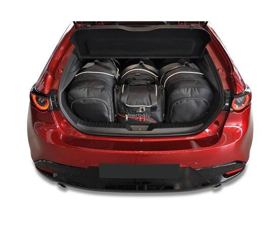 Kjust utazótáska szett Mazda 3 Hatchback 2018+, 4 darab táskával (7026022)