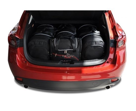 Kjust utazótáska szett Mazda 3 Hatchback 2013-2018, 4 darab táskával (7026002)