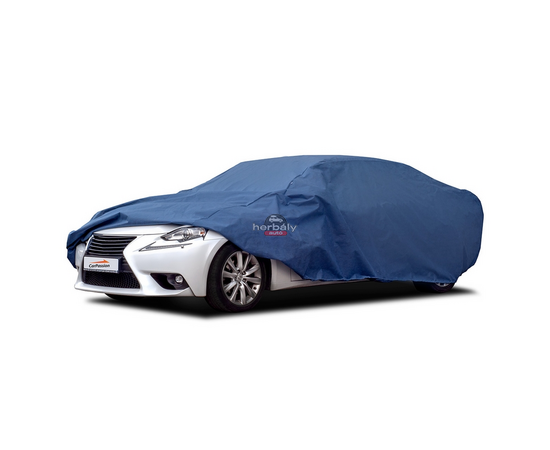 CarPassion Premium XL ferdehátú és kombi 100104 takaróponyva autóra, kék/fekete