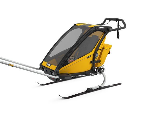 Thule Chariot Sport 1 10201022 Multifunkciós gyermekszállító, fekete/sárga