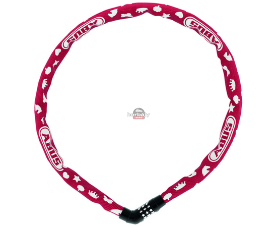 ABUS lakat AB_87499 Steel-O-Chain 4804C/75 piros jel-kódos