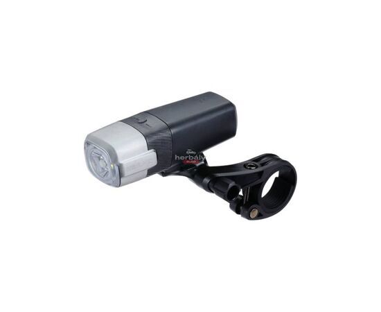 BBB BLS-132 kerékpáros világítás Strike első lámpa, 1000 lumen, tölthető lithium akkumulátor 2600 mAh, fekete/szürke